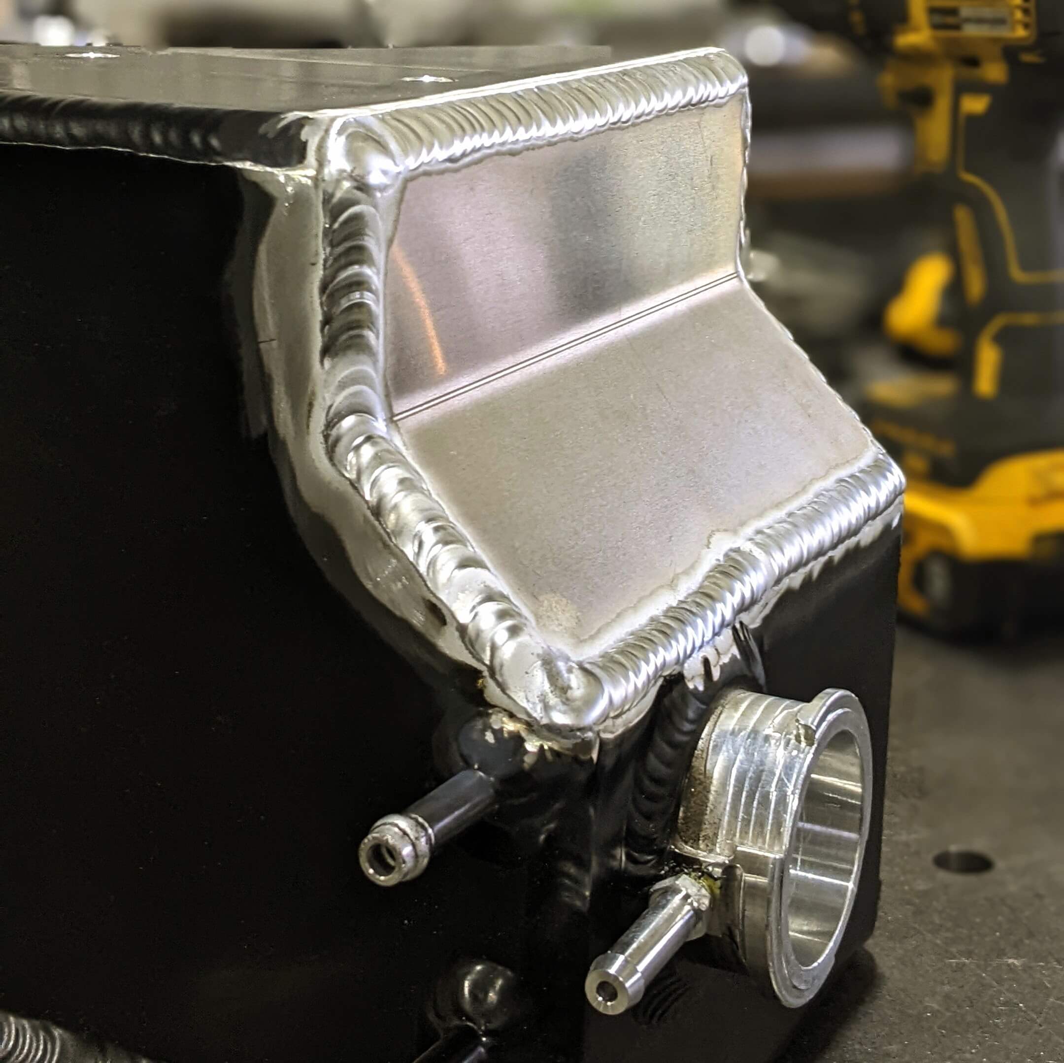 aluminium tig welding part modification